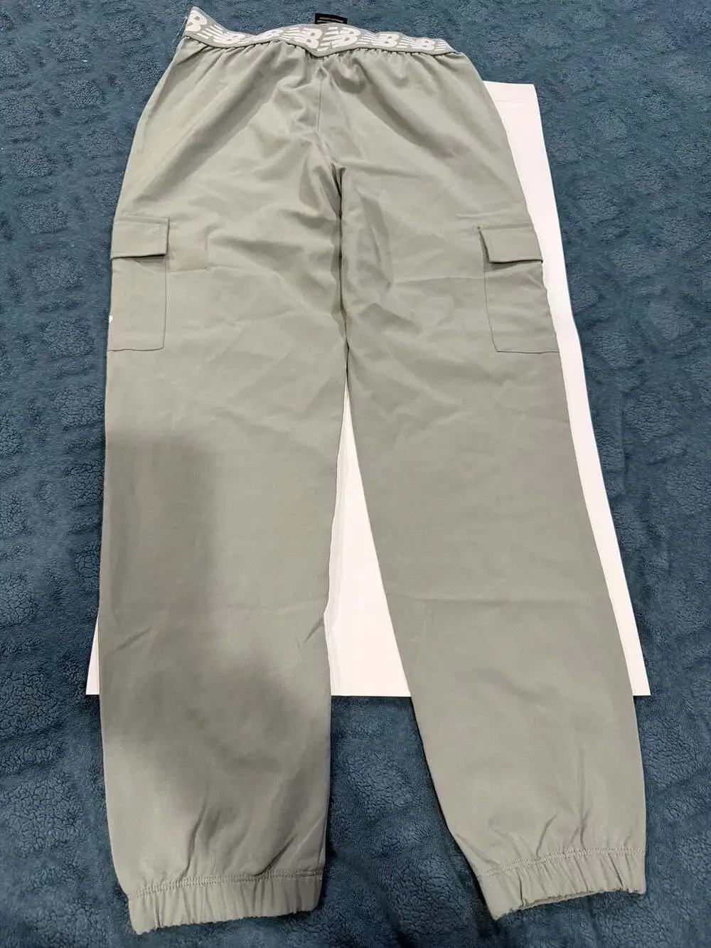 New Balance Youth Girls Cargo Jogger Pants Sage Green Size M (10/12)